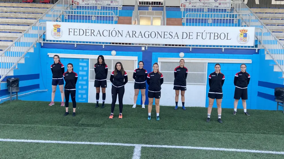 El arbitraje femenino va creciendo poco a poco en Aragón.