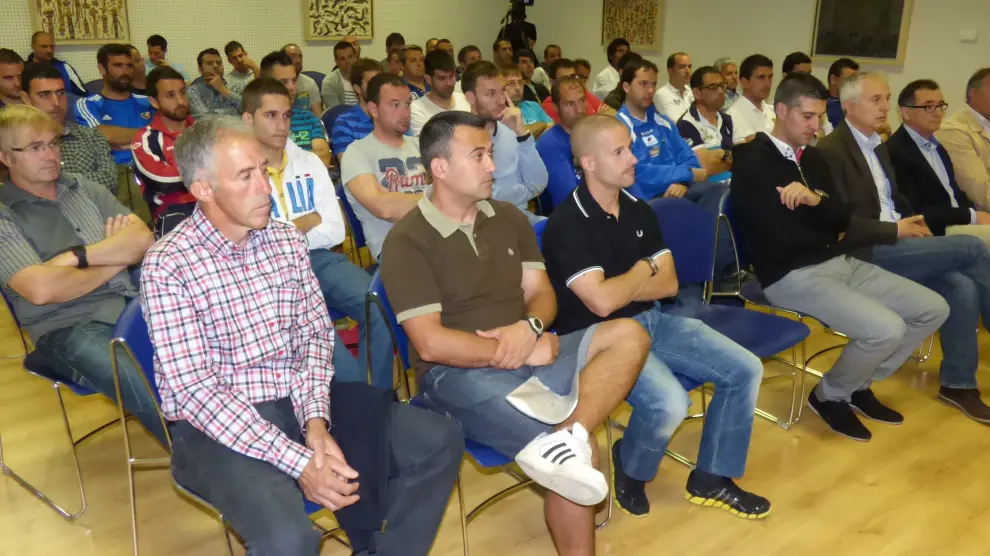 Imagen de un curso de entrenadores celebrado en Barbastro.