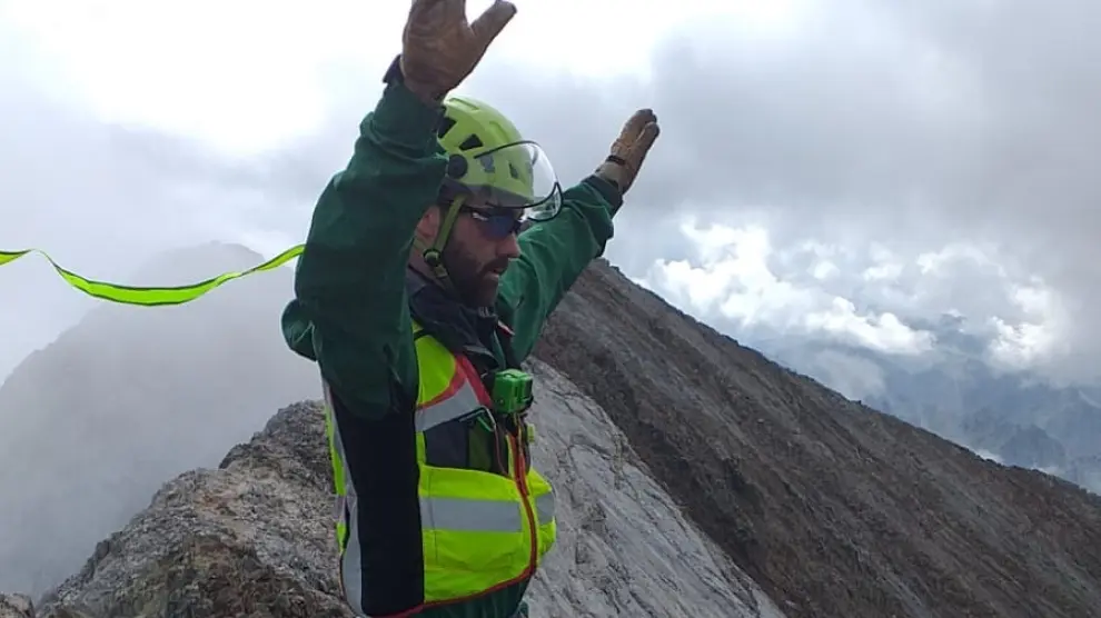 Rescate del montañero holandés hallado muerto en el pico Infiernos