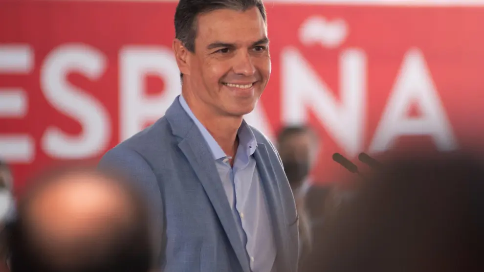 Pedro Sánchez, en un mitin con afiliados socialistas que tuvo lugar el sábado en Jaén