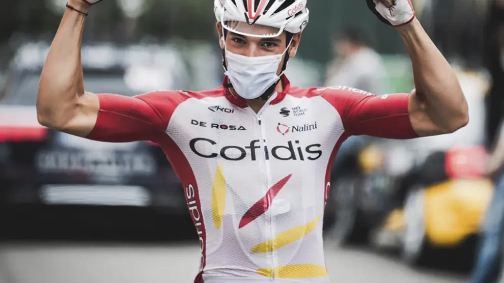 Barceló ha celebrado el acabar la Vuelta a España, algo que no pudo hacer la edición pasada.