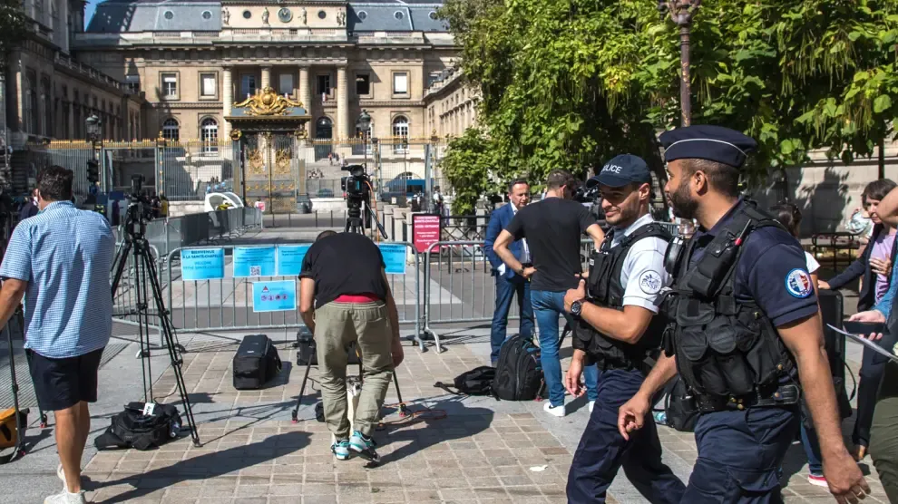 Los tribunales parisinos, blindados durante la primera jornada de juicio por los atendados del 13 de noviembre de 2015