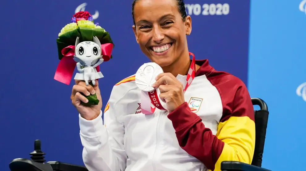 Teresa Perales, medalla de plata en de los 50 m espalda en los Juegos Paralímpicos Tokio 2020