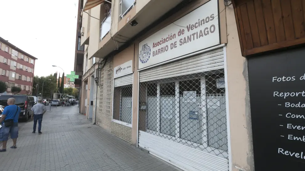 Local de la Asociación de Vecinos del Barrio de Santiago.