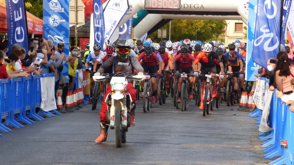 Imagen durante el XXIII Campeonato de España de Mountainbike “Ciudad de Barbastro”