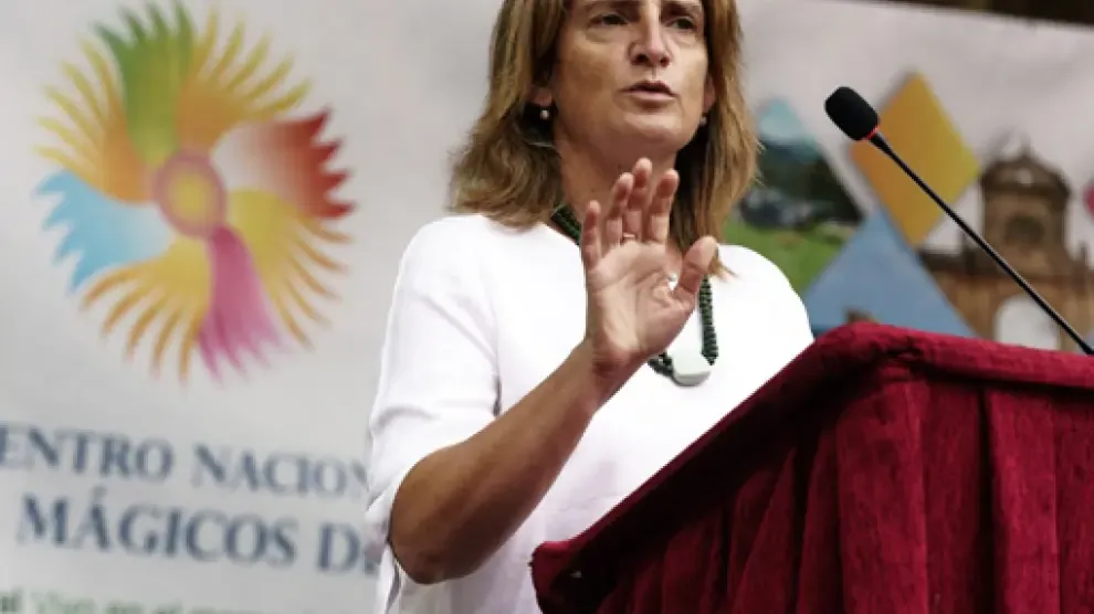 Teresa Ribera en la inauguración del Encuentro nacional de Pueblos Mágicos de España, celebrado en Valladolid este sábado