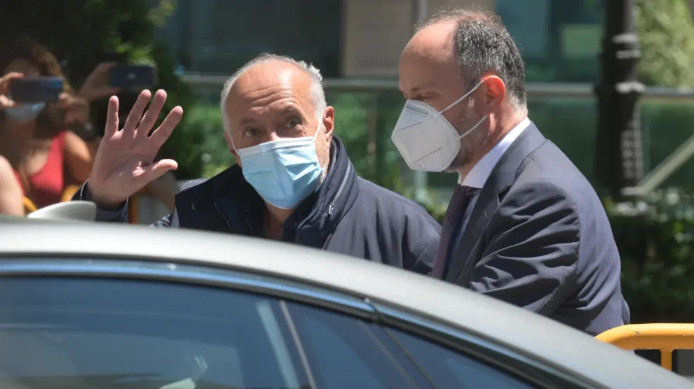 José Luis Moreno sale de la Audiencia Nacional tras quedar en libertad, el pasado 1 de julio.