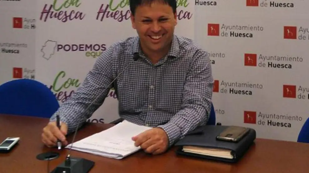 Óscar Sipán, portavoz del grupo municipal.