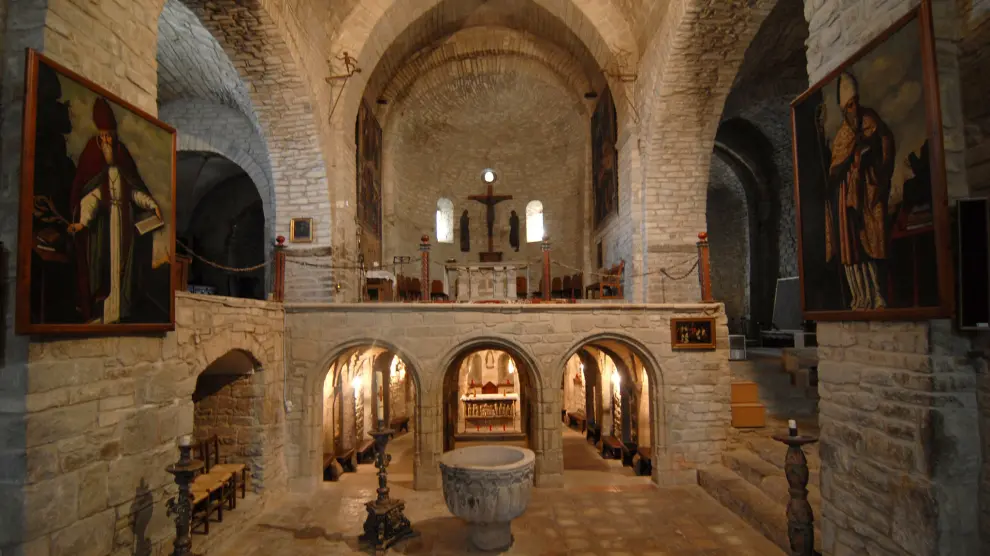 Patrimonio Cultural del Gobierno de Aragón ha iniciado esta misma semana los trabajos en la catedral de Roda de Isábena.