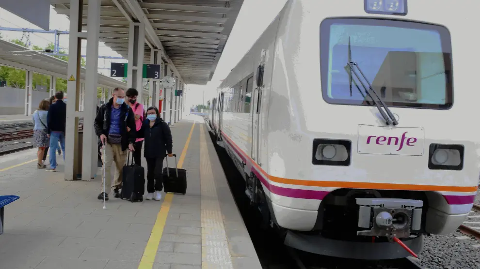 Imagen de archivo de la estación intermodal de Huesca.