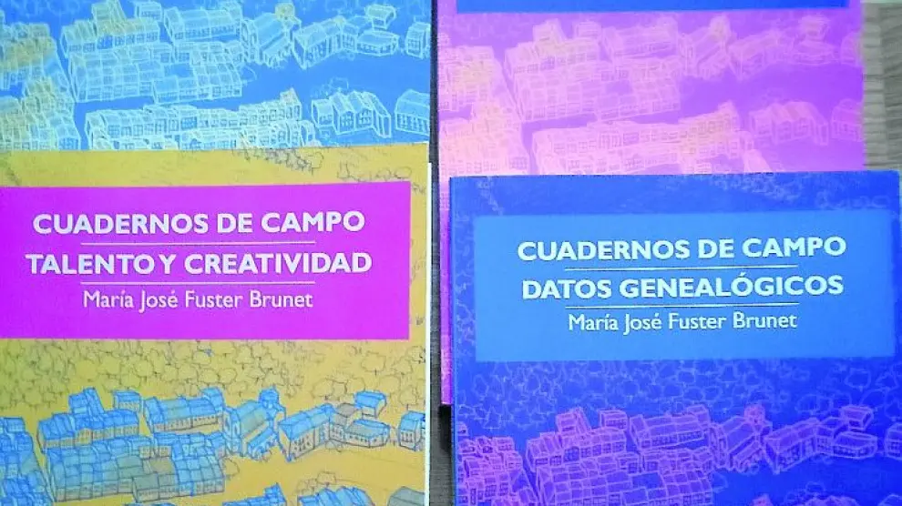 Portadas de los cuatro nuevos  ‘Cuadernos’ con los que María José Fuster completa su colección.