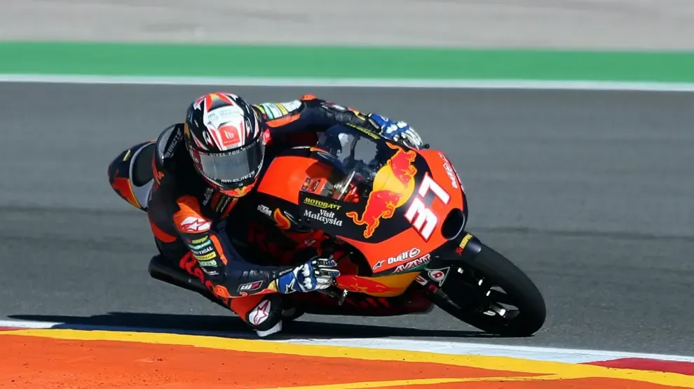 Pedro Acosta, campeón del mundo de Moto3 al vencer el Gran Premio del Algarve PORTUGAL MOTORCYCLING GRAND PRIX
