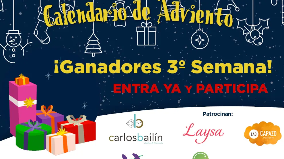 Calendario de adviento tercera semana.