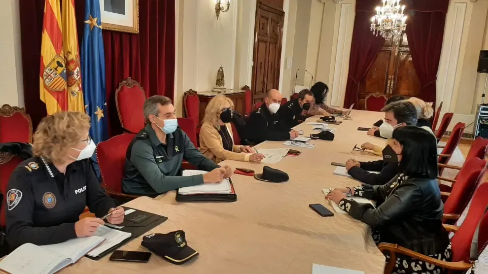 Reunión de la Junta Local de Seguridad.