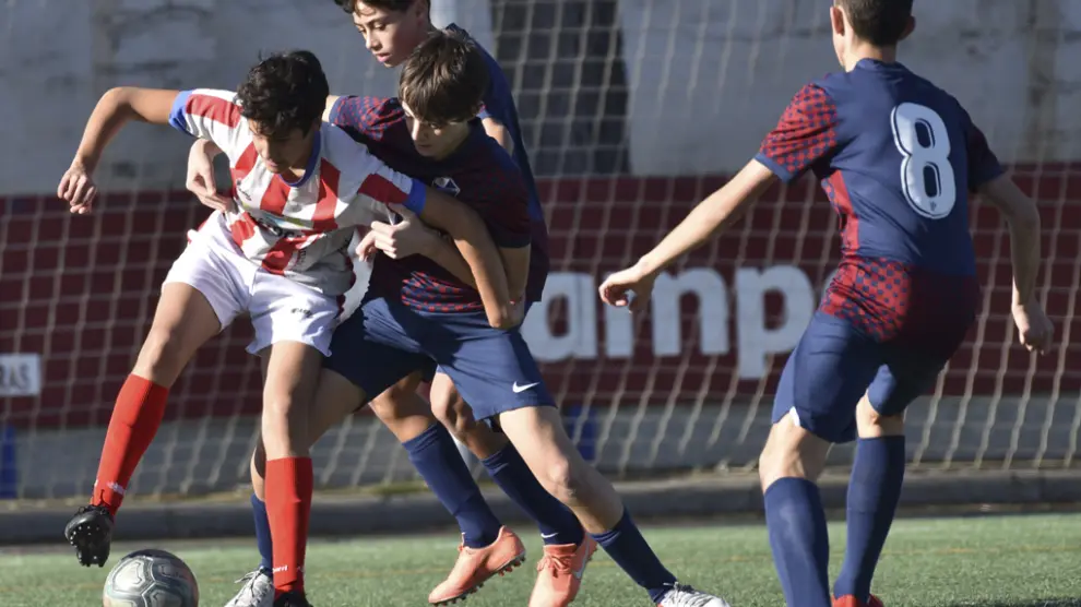 El Huesca infantil se impuso al Monzón por la mínima.