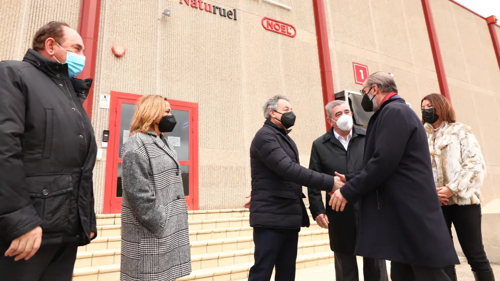 El Presidente de Aragón visita “El Cierzo Alimentaria S.L.”.