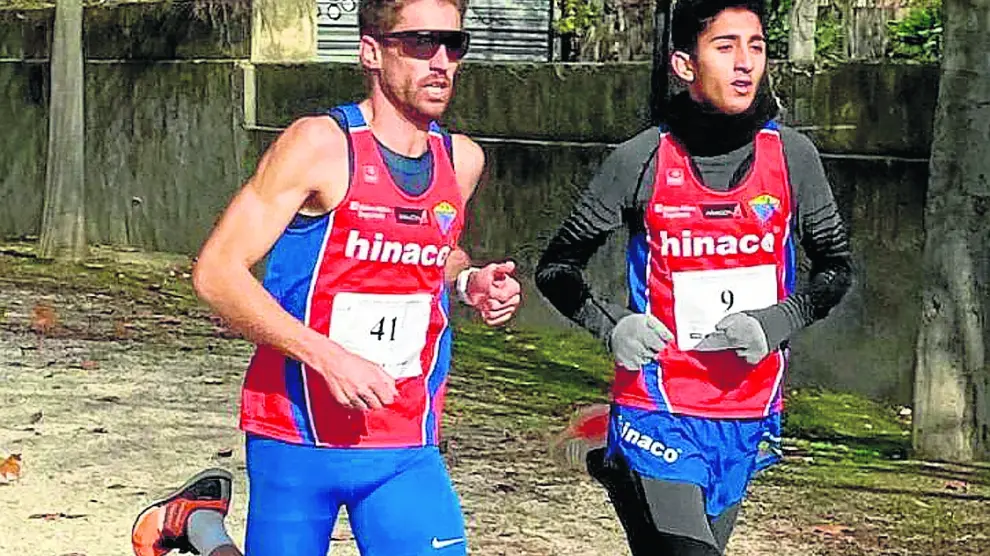 Armando García y Jehad Janati, dos aspirantes de Hinaco a ganarse el billete para Jaén.