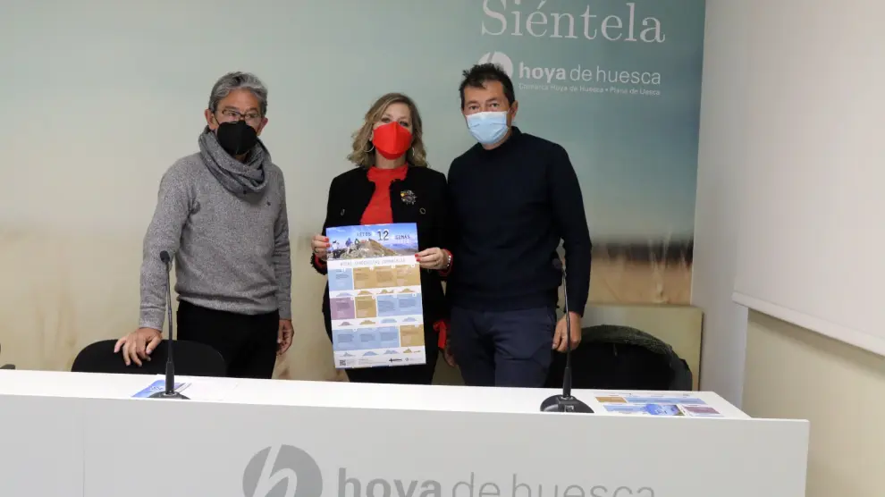 Antonio Rico, Beatriz Calvo y Javier Cruchaga, en rueda de prensa.