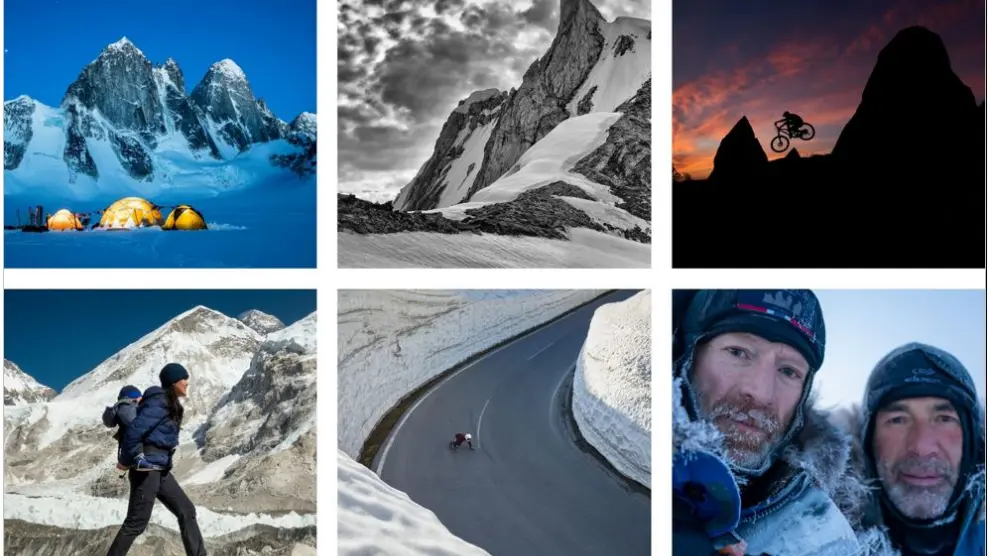 Alpinismo, mountain bike, monopatín, el perfil de una montañera nepalí o una expedición al Polo, entre la selección de títulos