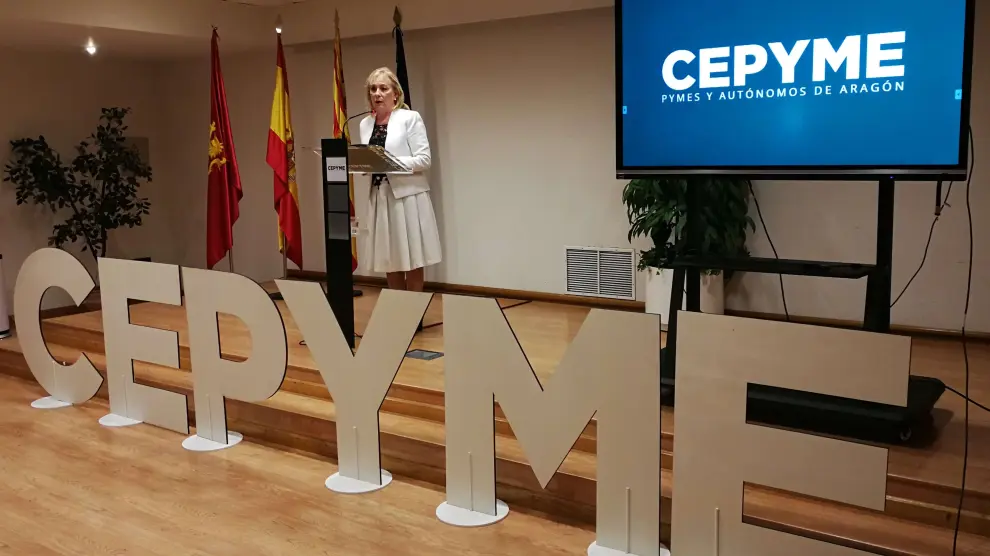María Jesús Lorente, nueva presidenta de Cepyme Aragón.
