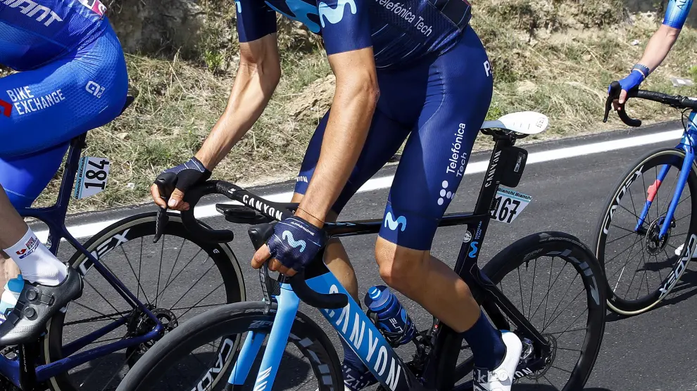 Sergio Samitier, durante su participación en el Giro.