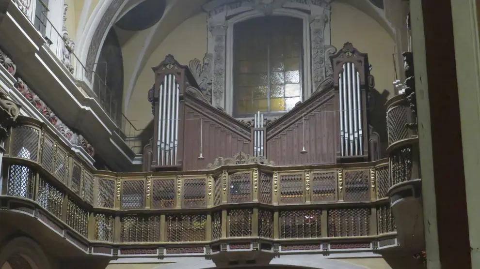 El órgano de la Iglesia San Vicente el Real.