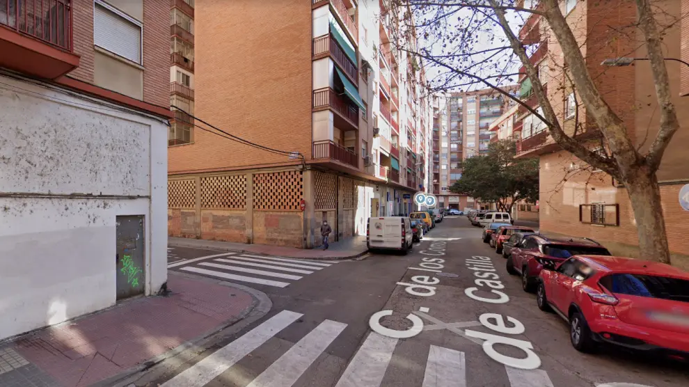 Un tramo de la calle Comuneros de Castilla, en el barrio de las Fuentes de Zaragoza.
