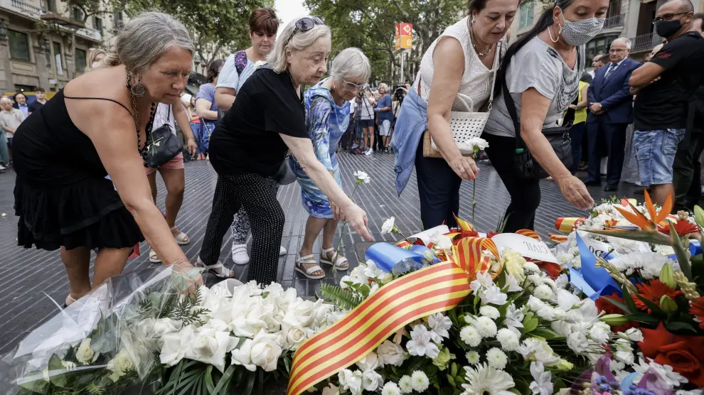 Homenaje este miércoles a las víctimas en la Rambla de Barcelona.
