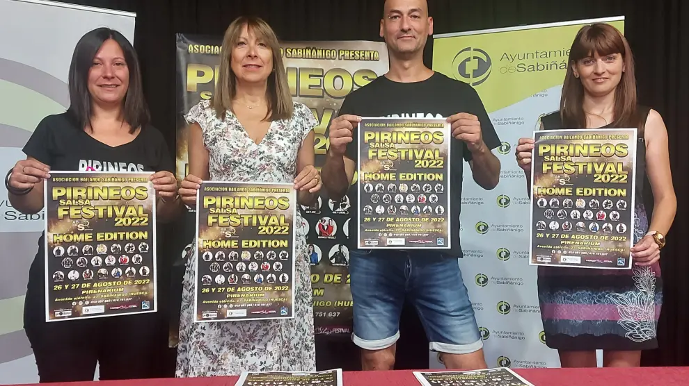 Alonso, Fernández, Ramón y Mañero presentaron el Pirineos Salsa 2022.