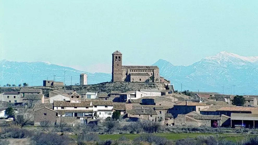 Vista de la localidad monegrina de Torralba de Aragón.