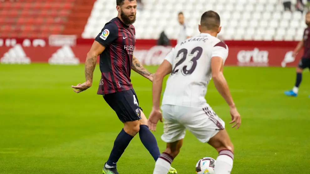 David Timor durante el partido contra el Albacete.