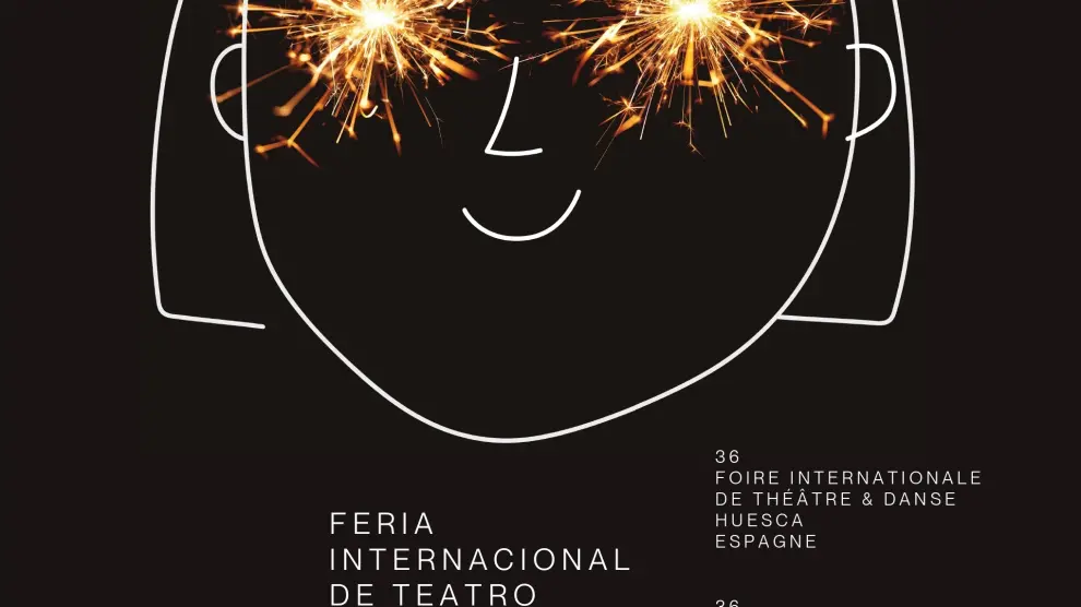 Cartel de la 36 edición de la Feria de Teatro y Danza de Huesca.