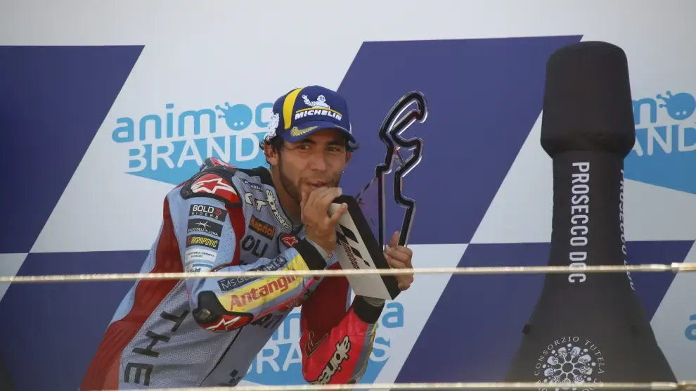 El italiano Enea "La Bestia" Bastianini (Ducati Desmosedici GO21) se adjudicó el triunfo en el Gran Premio Motorland Aragón.