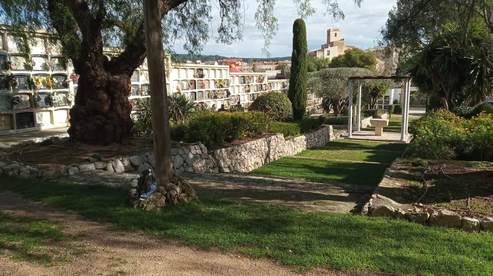 Cementerio de Sant Pere de Ribes, donde podría estar ubicada la fosa común.