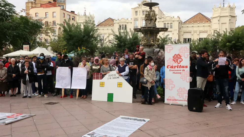 Día de las Personas Sin Hogar celebrado en Huesca este jueves