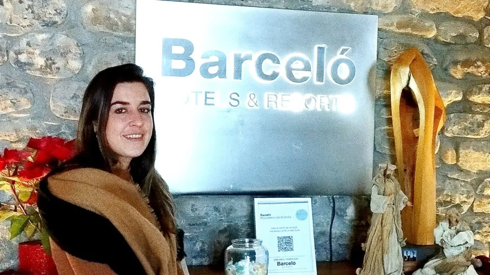 Ariane Montals llegó a Sobrarbe el pasado 6 de noviembre para dirigir el Hotel Barceló Monasterio de Boltaña.
