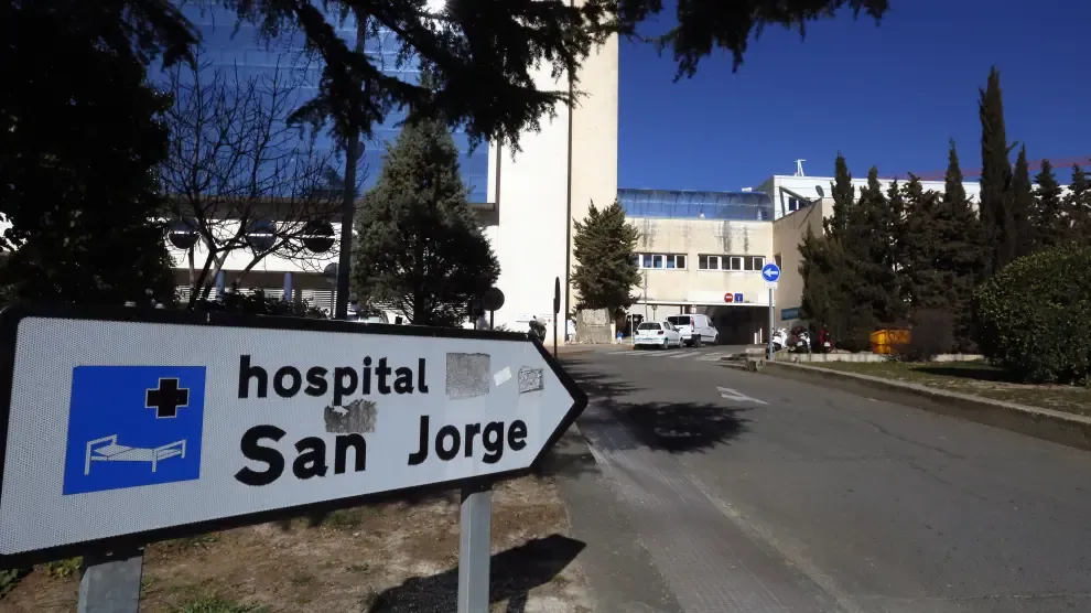 El Hospital San Jorge de Huesca atiende a 3 de los 8 ingresados por covid en la provincia.