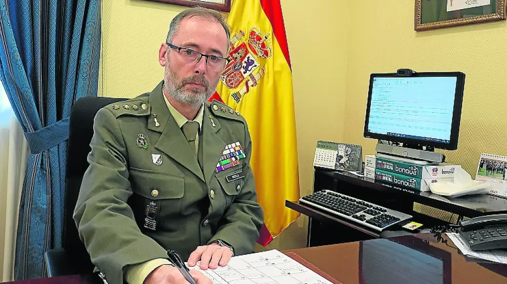 Rafael Matilla, subdelegado de Defensa en Huesca.