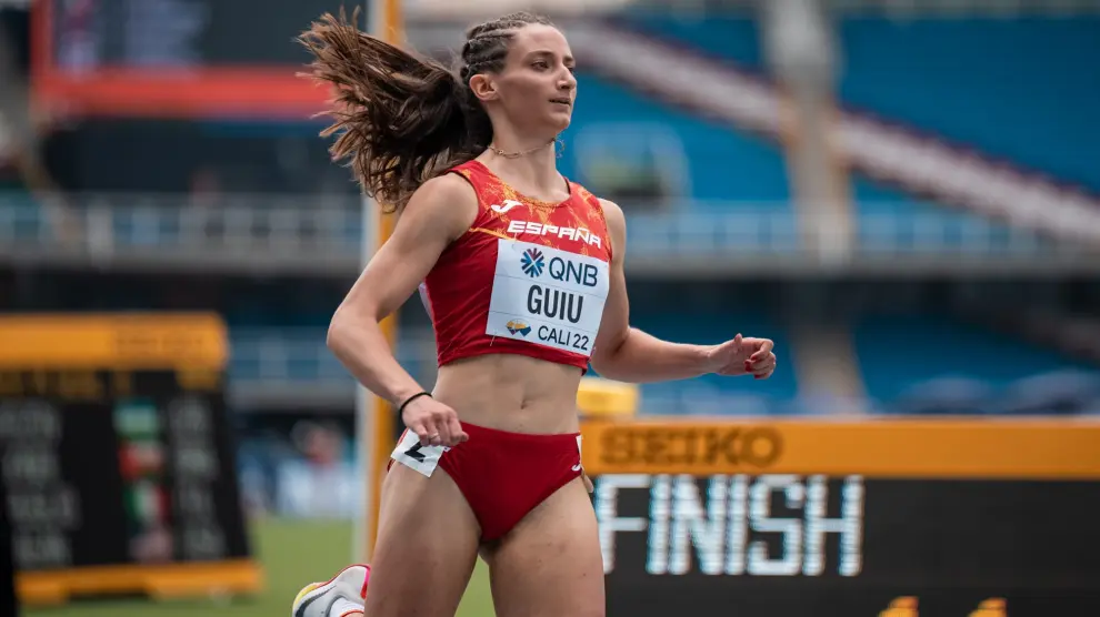 Elena Guiu corre en Valencia, donde está entrenando esta temporada.