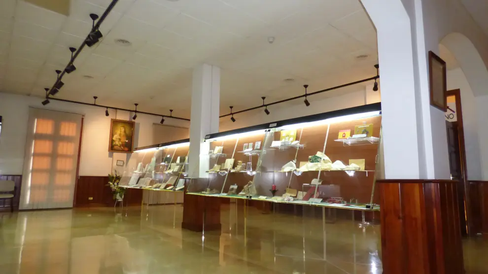 Una de las zonas expositivas en el interior del Museo de los Mártires Claretianos, en Barbastro.