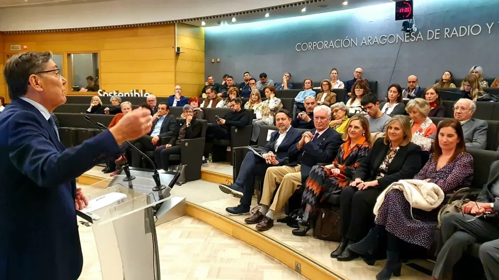Arturo Aliaga, presidente del PAR, en un acto reciente.
