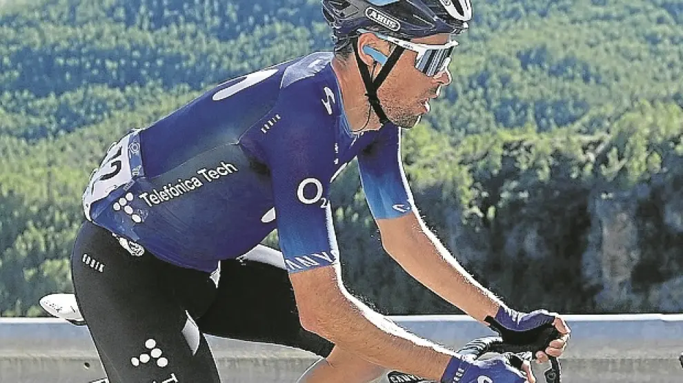 Jorge Arcas, durante su reciente participación en la Vuelta a la Comunitat Valenciana.