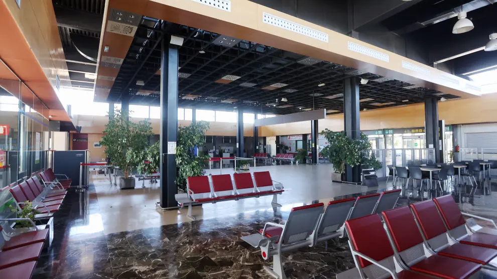 Fotografía del Aeropuerto Huesca-Pirineos.