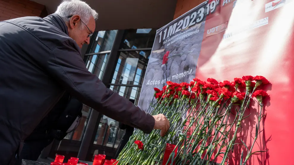Acto de homenaje a las víctimas del 11M en Madrid.