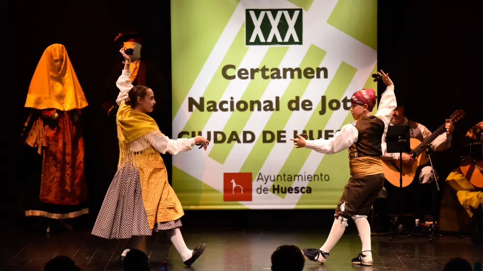 Imagen del Certamen Nacional de Jota Ciudad de Huesca.