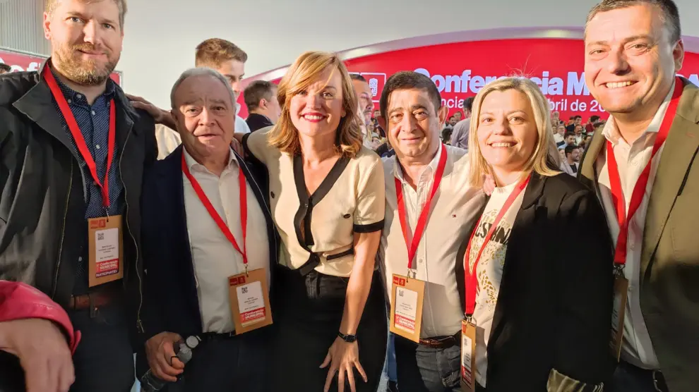 Integrantes de la delegación socialista que han participado en la Convención Municipalista celebrada en Valencia.