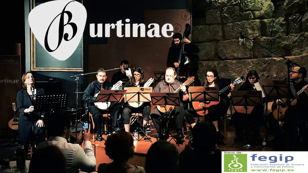 Orquesta de Pulso y Púa Burtinae, de Almudévar.