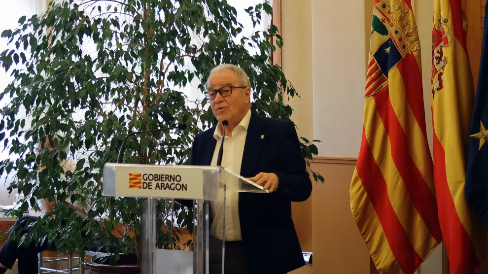 Miguel Gracia, presidente de la Diputación de Huesca.