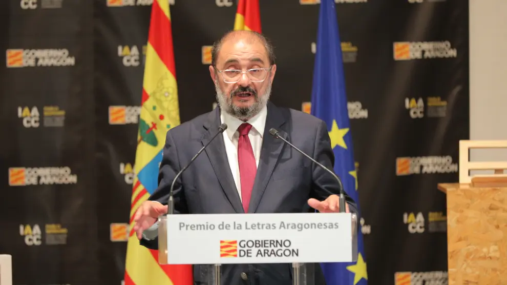 El Presidente de Aragón, Javier Lambán.