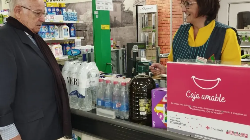 'Caja amable' de Supermercados Altoaragón.